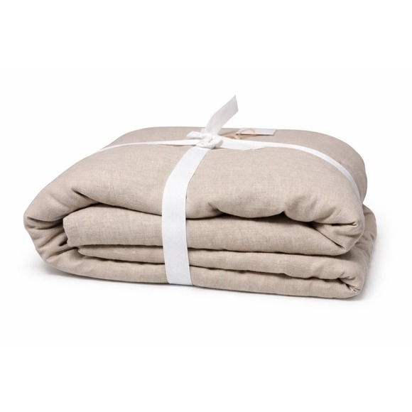 Quince European Linen Room Darkening Curtain Panel Dark Flax 96x84 NWT - Picture 2 of 7